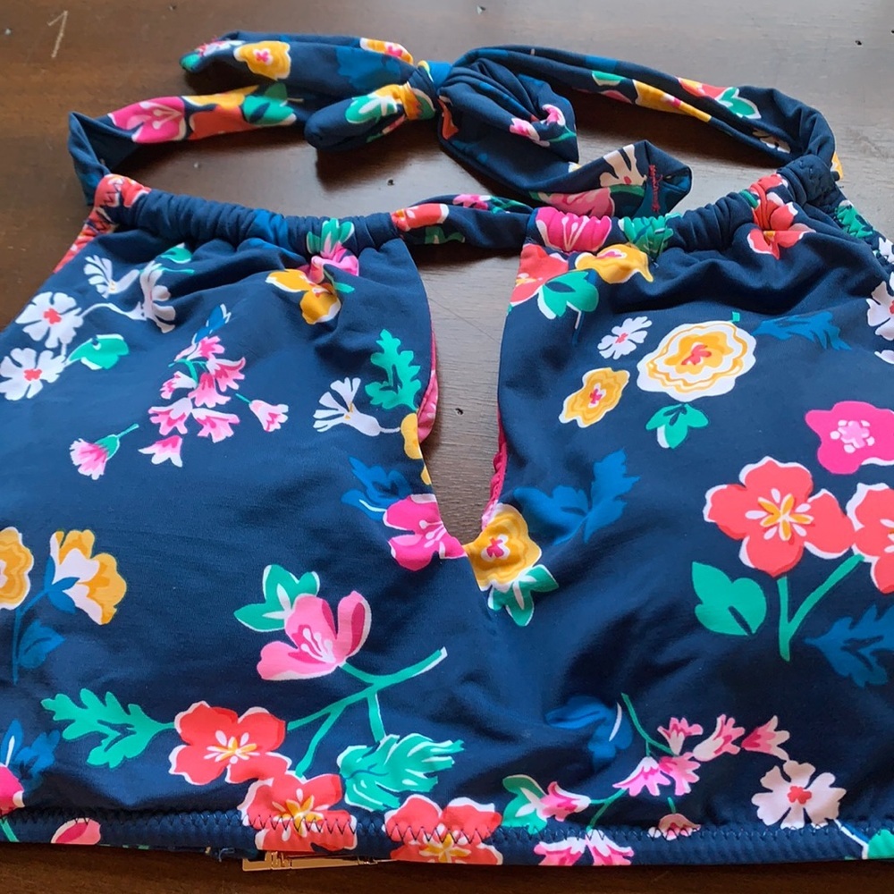NWT Vera Bradley Sea & Tea Santiago‎ Halter Top - Picture 5 of 11